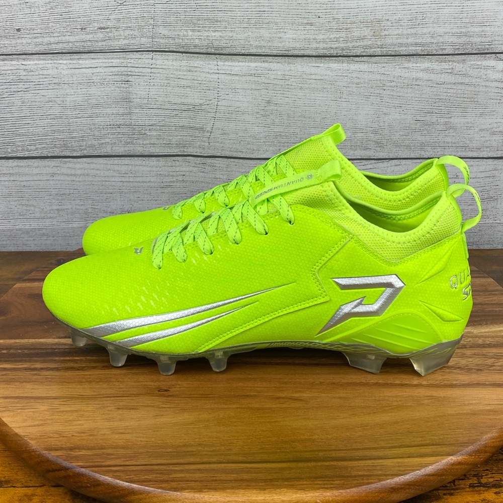 NEW Phenom Elite Quantum Speed Football Cleats Slime Green Yellow Men’s Size 13